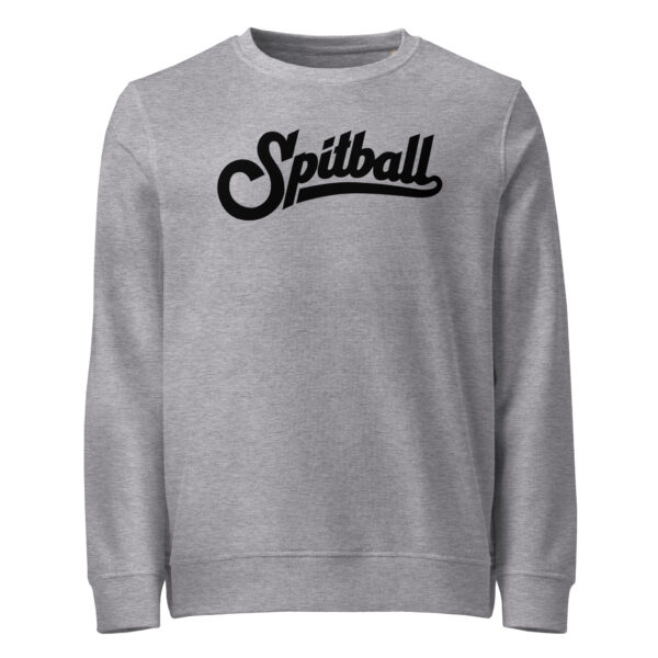 Spitball Logo Unisex Organic Sweatshirt - Image 7
