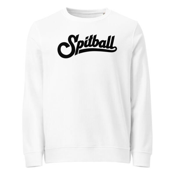 Spitball Logo Unisex Organic Sweatshirt - Image 8